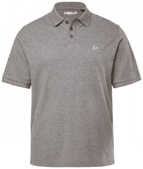 Men+ 256 Polo Cinzento - Pólos - Pólos Tamanhos Grandes Homem