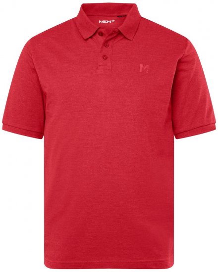 Men+ 256 Polo Vermelho - Pólos - Pólos Tamanhos Grandes Homem