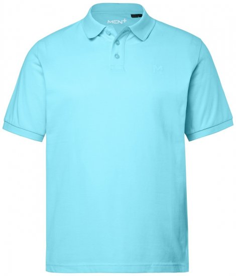 Men+ 256 Polo Turquesa claro - Pólos - Pólos Tamanhos Grandes Homem