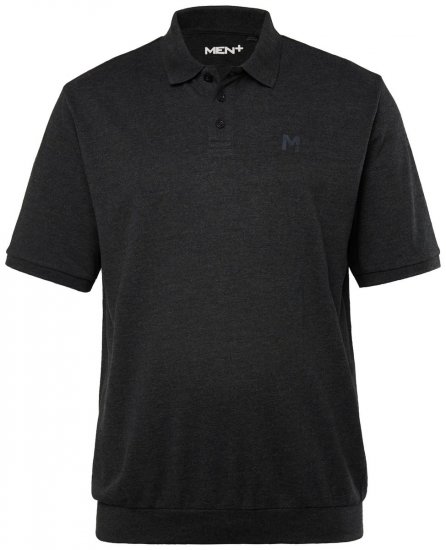 Men+ 264 Polo bellyfit Preto - Pólos - Pólos Tamanhos Grandes Homem