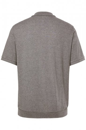 Men+ 264 Polo bellyfit Cinzento mesclado - Pólos - Pólos Tamanhos Grandes Homem