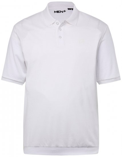 Men+ 264 Polo bellyfit Branco - Pólos - Pólos Tamanhos Grandes Homem