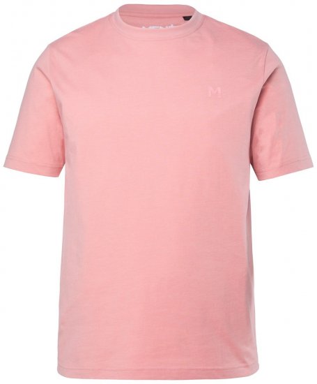 Men+ 276 T-shirt gola redonda Rosa - T-shirts - T-shirts Homem Tamanhos Grandes