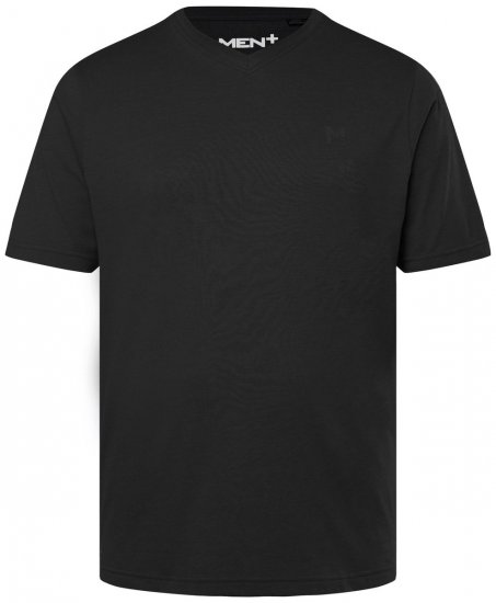 Men+ 279 T-shirt decote em V Preto - T-shirts - T-shirts Homem Tamanhos Grandes