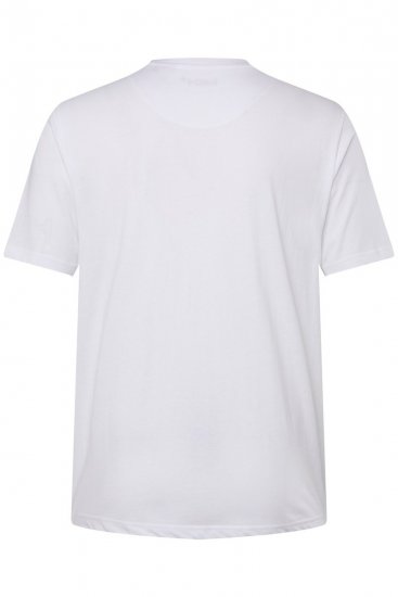 Men+ 279 T-shirt decote em V Branco - T-shirts - T-shirts Homem Tamanhos Grandes