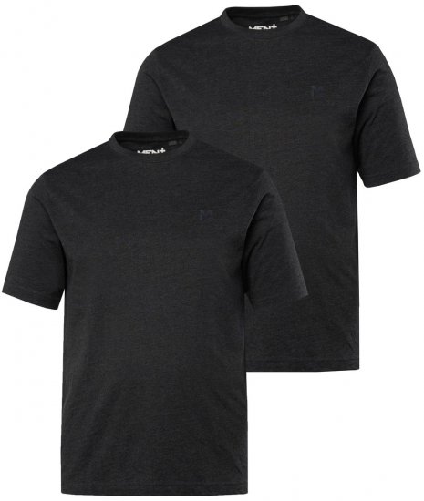 Men+ 285 T-shirt gola redonda Preto pack de 2 - T-shirts - T-shirts Homem Tamanhos Grandes