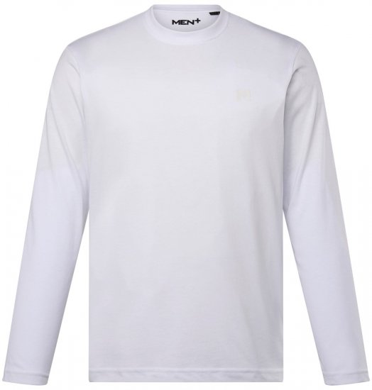 Men+ 307 T-shirt manga comprida Branco - T-shirts - T-shirts Homem Tamanhos Grandes