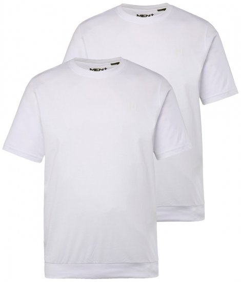 Men+ 311 T-shirt bellyfit Branco pack de 2 - T-shirts - T-shirts Homem Tamanhos Grandes