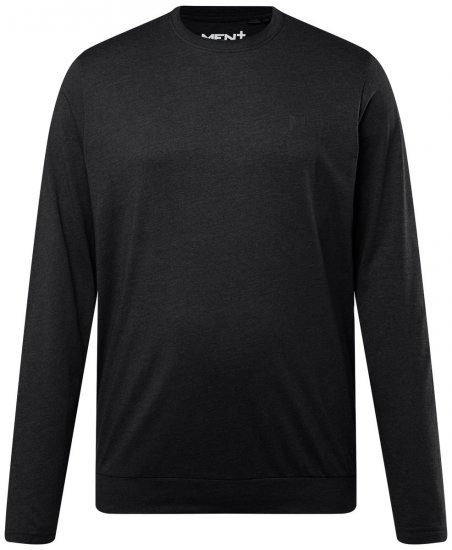 Men+ 313 T-shirt manga comprida bellyfit Preto - T-shirts - T-shirts Homem Tamanhos Grandes