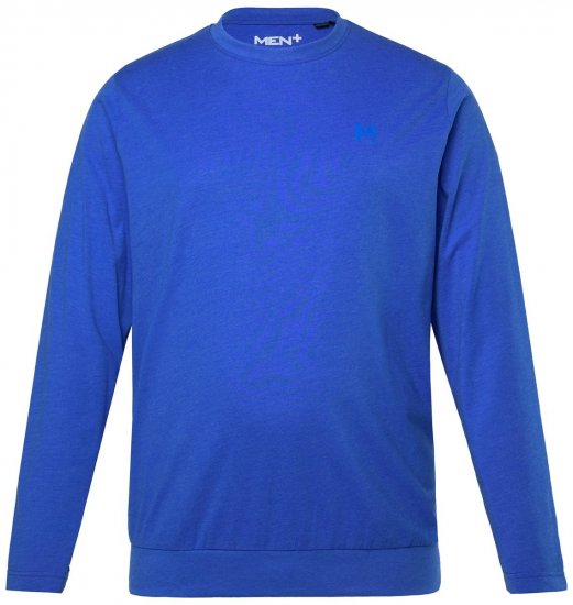Men+ 313 T-shirt manga comprida bellyfit Azul cobalto - T-shirts - T-shirts Homem Tamanhos Grandes