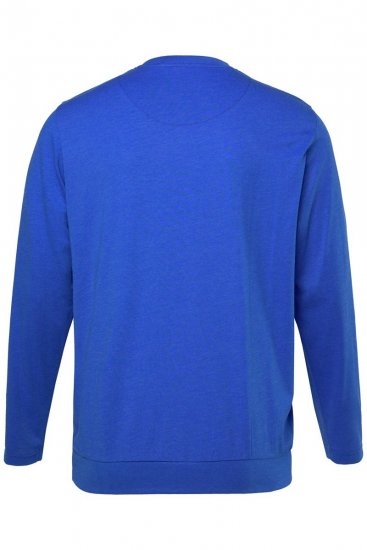 Men+ 313 T-shirt manga comprida bellyfit Azul cobalto - T-shirts - T-shirts Homem Tamanhos Grandes