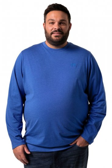 Men+ 313 T-shirt manga comprida bellyfit Azul cobalto - T-shirts - T-shirts Homem Tamanhos Grandes