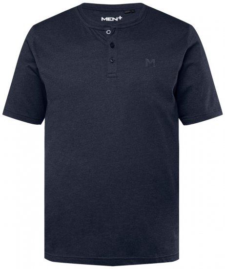 Men+ 365 T-shirt Henley Azul-marinho - T-shirts - T-shirts Homem Tamanhos Grandes