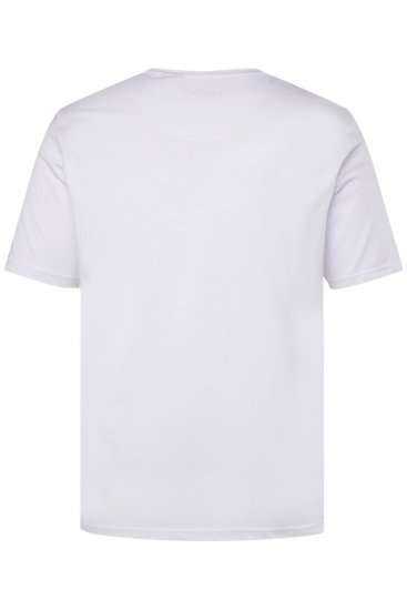Men+ 365 T-shirt Henley Branco - T-shirts - T-shirts Homem Tamanhos Grandes
