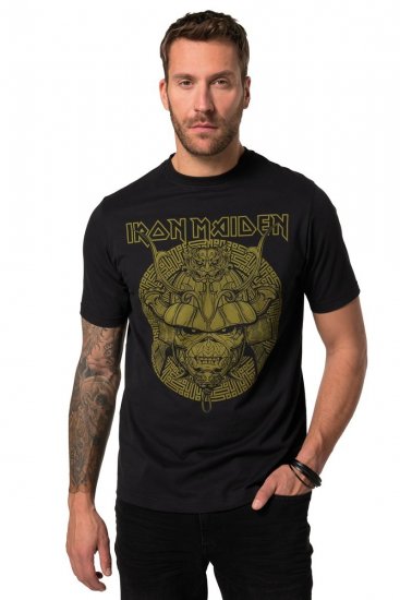JP1880 Iron Maiden Samurai Eddie T-Shirt Black - T-shirts - T-shirts Homem Tamanhos Grandes