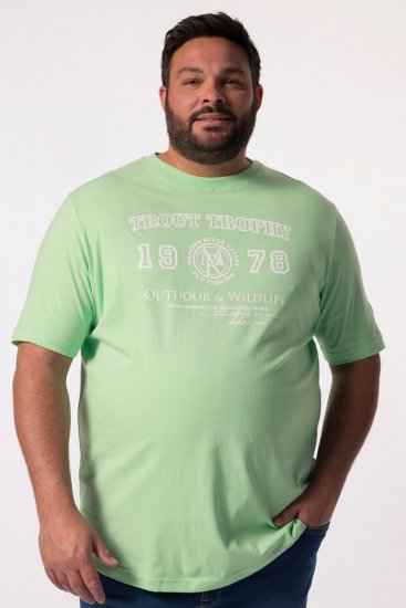 Men+ 424 T-shirt Trout Trophy Verde menta - T-shirts - T-shirts Homem Tamanhos Grandes