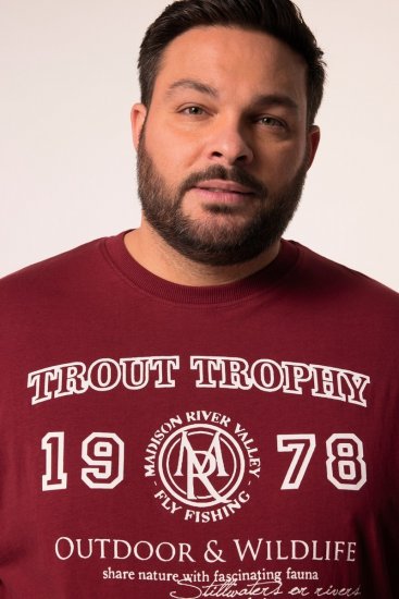 Men+ 424 T-shirt Trout Trophy Castanho acobreado - T-shirts - T-shirts Homem Tamanhos Grandes