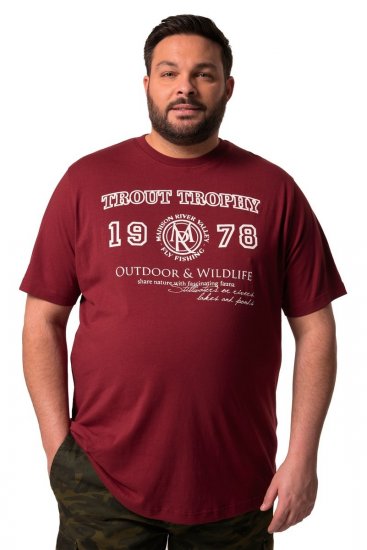 Men+ 424 T-shirt Trout Trophy Castanho acobreado - T-shirts - T-shirts Homem Tamanhos Grandes