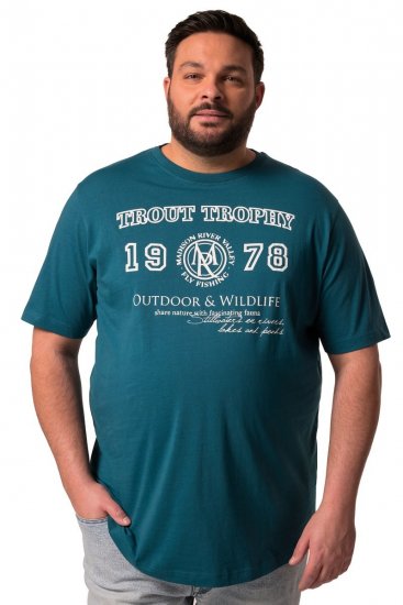 Men+ 424 T-shirt Trout Trophy Verde lagoa - T-shirts - T-shirts Homem Tamanhos Grandes