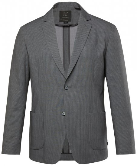 JP1880 Rimini Flexnamic Blazer em jersey às riscas Cinzento escuro - Fatos - Fatos de Homem Tamanhos Grandes