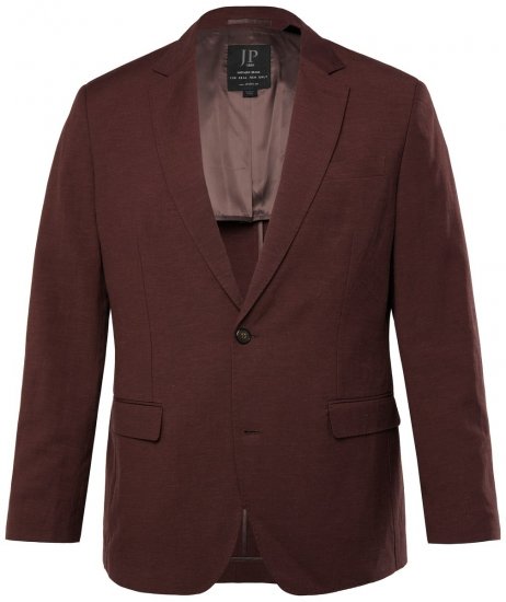 JP1880 Paros Blazer em mistura de linho Castanho ferrugem - Fatos - Fatos de Homem Tamanhos Grandes
