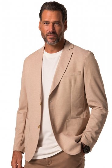 JP1880 836698 Blazer em qualidade elástica Bege - Fatos - Fatos de Homem Tamanhos Grandes