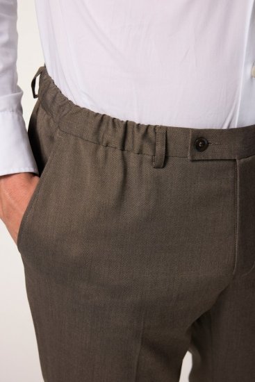 JP1880 Amalfi Flexnamic Calças de fato Verde caqui - Fatos - Fatos de Homem Tamanhos Grandes