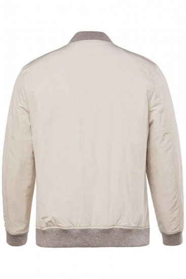 JP1880 836786 Casaco college com emblema Branco-creme - Casacos - Casacos Homem Tamanhos Grandes