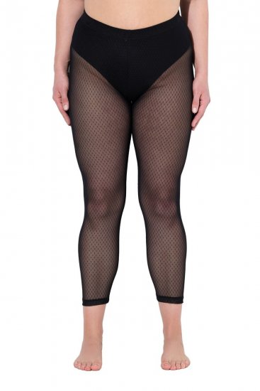 Ulla Popken 836800 Leggings de meia Preto - Collants & meias - 