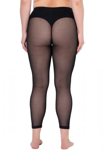 Ulla Popken 836800 Leggings de meia Preto - Collants & meias - 