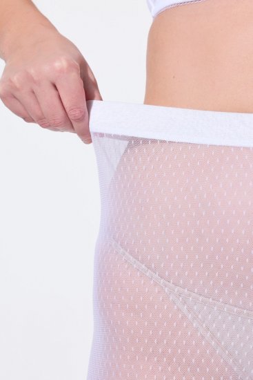 Ulla Popken 836805 Calções anti-fricção às bolinhas Branco - Calções anti-fricção - 