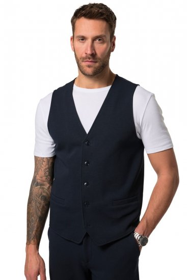 JP1880 New York Flexnamic Colete em jersey Azul-marinho - Fatos - Fatos de Homem Tamanhos Grandes