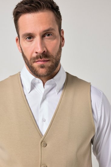 JP1880 New York Flexnamic Colete em jersey Bege - Fatos - Fatos de Homem Tamanhos Grandes