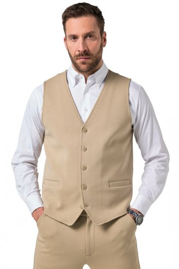 JP1880 New York Flexnamic Colete em jersey Bege - Fatos - Fatos de Homem Tamanhos Grandes