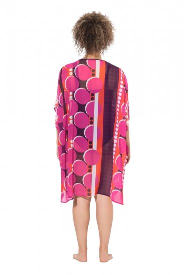 Ulla Popken 836864 Vestido Rosa - Cafetãs - 