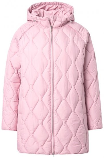 Ulla Popken 837208 Casaco acolchoado Rosa velho - Jaquetas - Casacos plus size para mulher