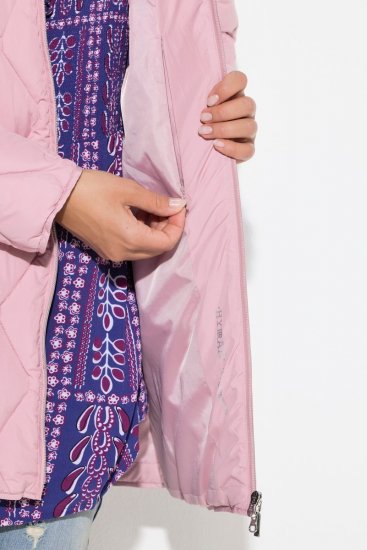 Ulla Popken 837208 Casaco acolchoado Rosa velho - Jaquetas - Casacos plus size para mulher