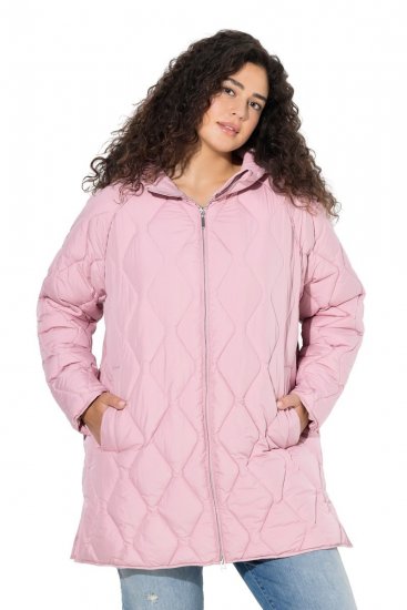 Ulla Popken 837208 Casaco acolchoado Rosa velho - Jaquetas - Casacos plus size para mulher