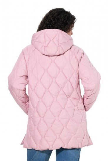 Ulla Popken 837208 Casaco acolchoado Rosa velho - Jaquetas - Casacos plus size para mulher