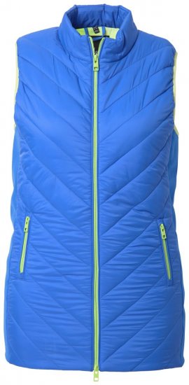 Ulla Popken 837409 Colete HYPRAR acolchoado Azul - Coletes - 