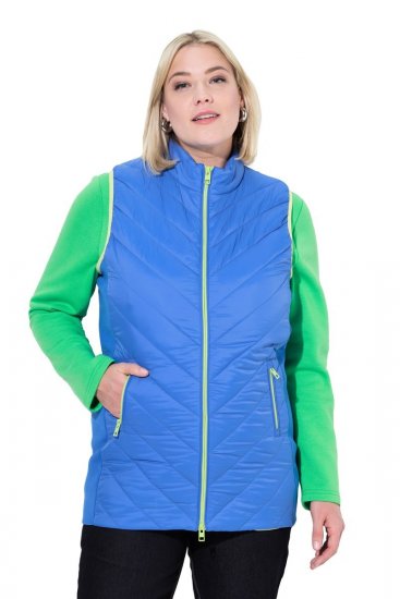 Ulla Popken 837409 Colete HYPRAR acolchoado Azul - Coletes - 