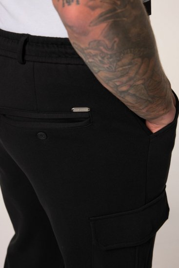 JP1880 New York Flexnamic Calças em jersey com bolsos cargo Preto - Fatos - Fatos de Homem Tamanhos Grandes