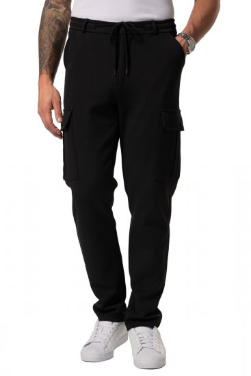 JP1880 New York Flexnamic Calças em jersey com bolsos cargo Preto - Fatos - Fatos de Homem Tamanhos Grandes