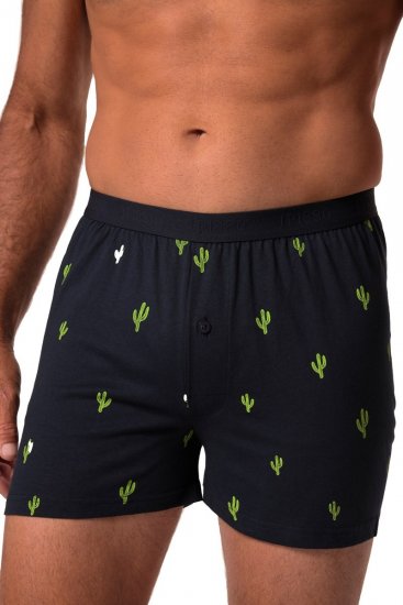 JP1880 837629 Boxers FLEXNAMIC® com estampado de cato Azul-marinho pack de 2 - Roupa Interior & natação - Roupa interior Homem Tamanhos Grandes