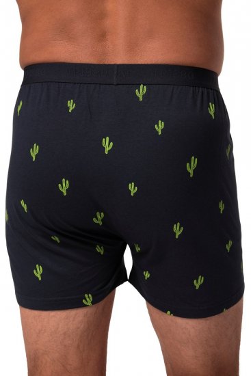 JP1880 837629 Boxers FLEXNAMIC® com estampado de cato Azul-marinho pack de 2 - Roupa Interior & natação - Roupa interior Homem Tamanhos Grandes