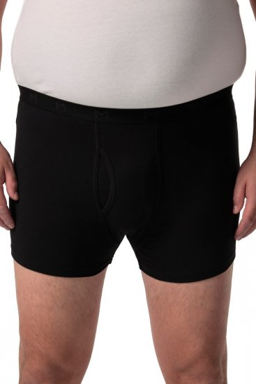 Men+ 678 Boxers bellyfit FLEXLASTIC® Preto pack de 2 - Roupa Interior & natação - Roupa interior Homem Tamanhos Grandes