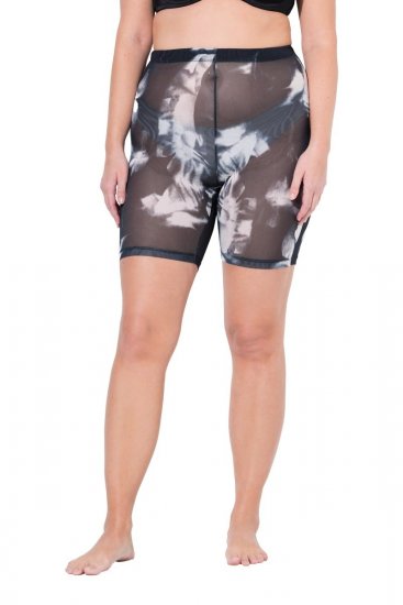 Ulla Popken 837679 Calções anti-fricção estampados Azul-marinho - Calções anti-fricção - 