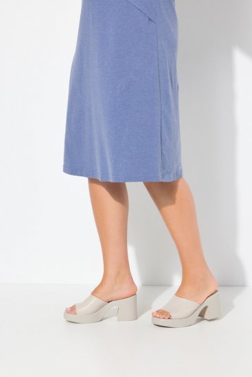 Ulla Popken 837874 Vestido de jersey sem mangas Azul - Vestidos em jersey - 