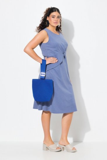Ulla Popken 837874 Vestido de jersey sem mangas Azul - Vestidos em jersey - 