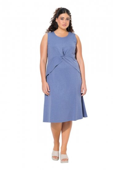 Ulla Popken 837874 Vestido de jersey sem mangas Azul - Vestidos em jersey - 